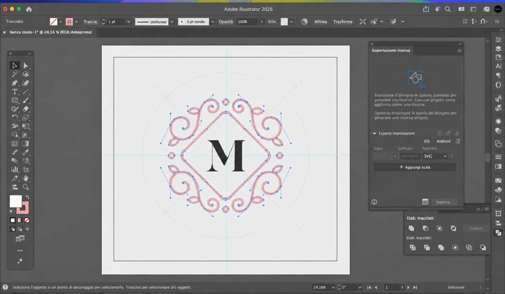 Illustrator logo monika